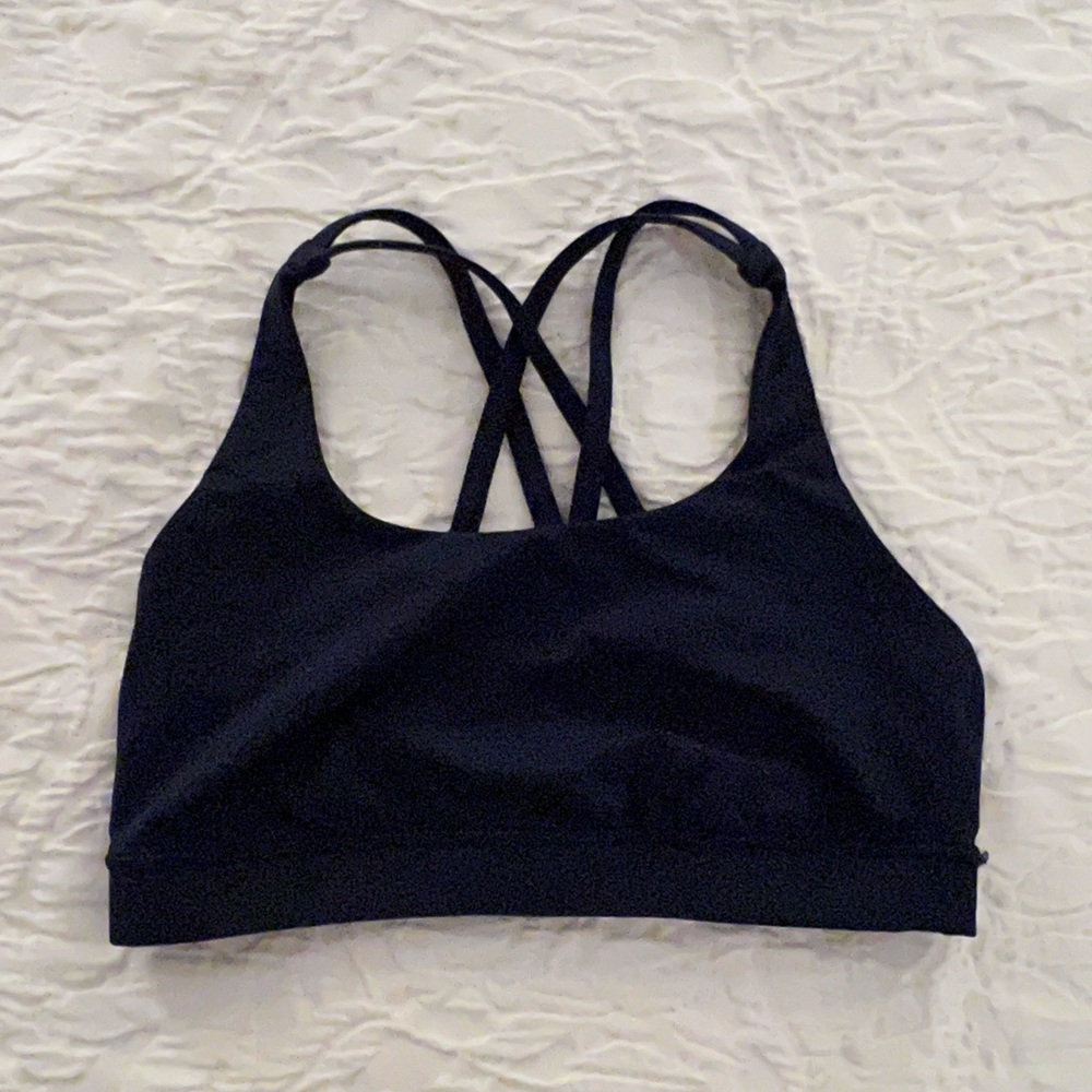 Lululemon Navy Energy Sports Bra Size 8